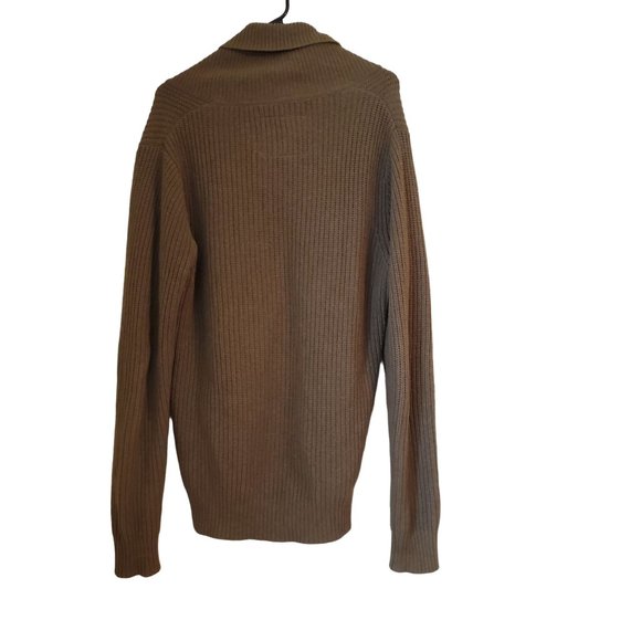 Jack Wills M Green Knit Pullover Sweater Collared‎ Toggle Closure - Picture 2 of 4